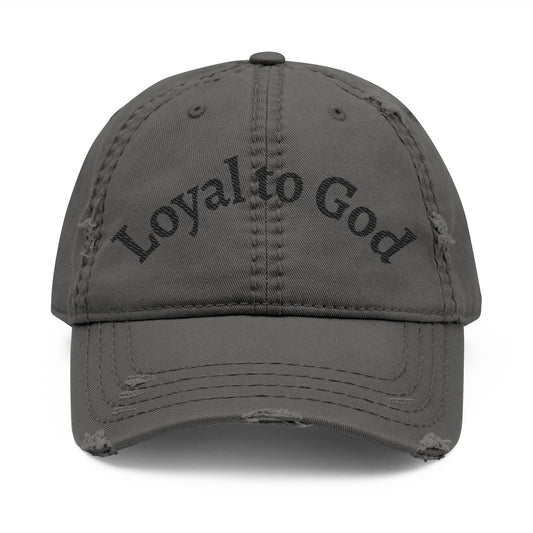 Embroidered 'Loyal to God' Vintage Cap
