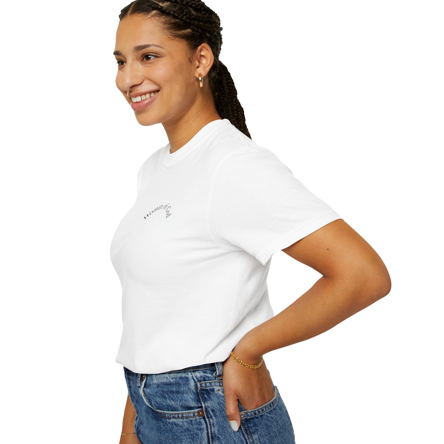 T-Shirt — "A Woman Who Empowers" Inspirational Graphic Tee